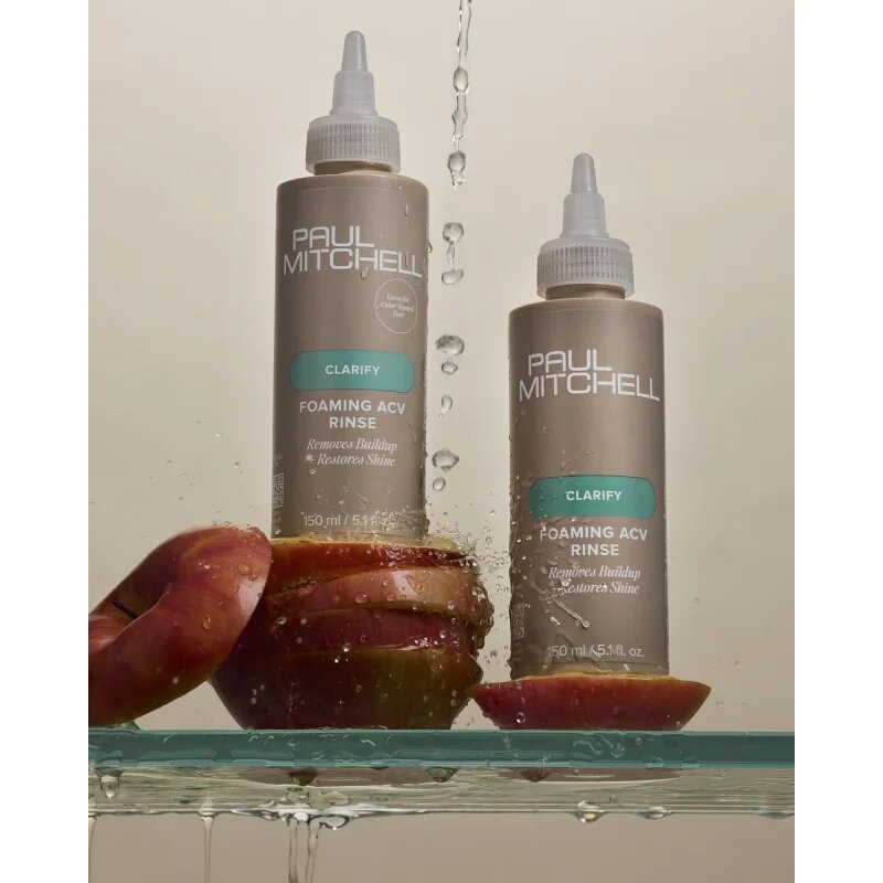 Paul Mitchell Clarify Foaming ACV Rince gel exfoliant delicat pentru păr 150 ml