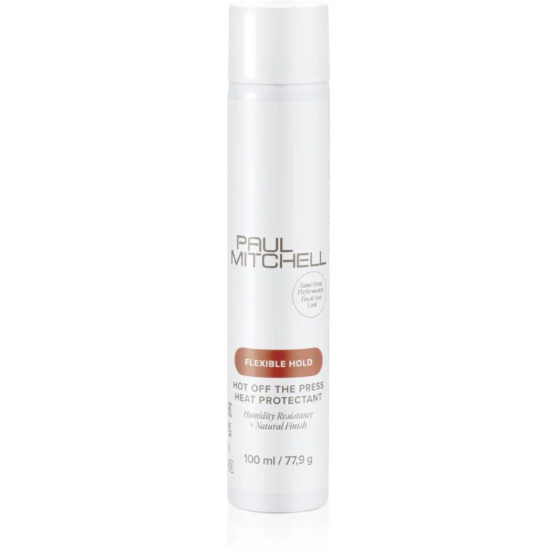 Paul Mitchell Flexible Hold Hot Off The Press Heat Protectant spray protector pentru modelarea termica a parului 100 ml
