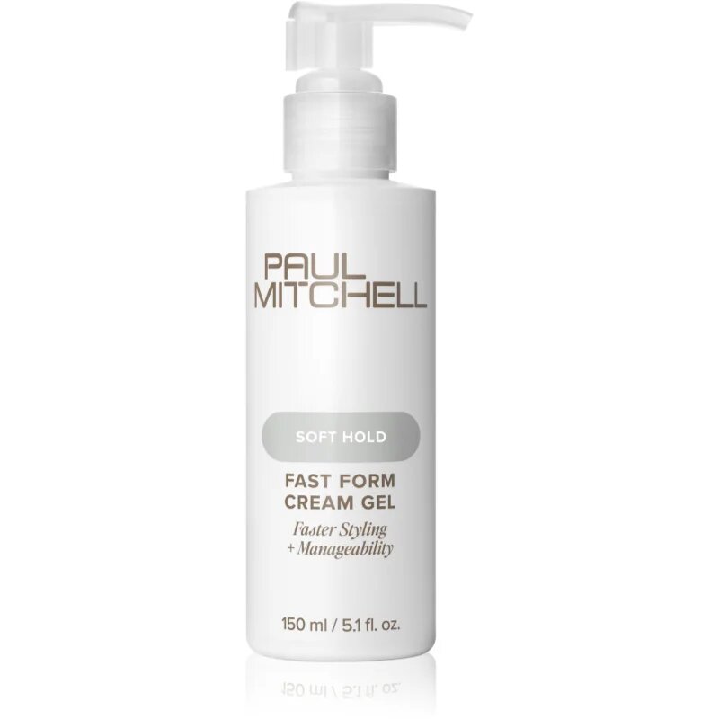 Paul Mitchell Soft Hold Fast Form Cream Gel cremă gel pentru styling accelerator de uscare 150 ml