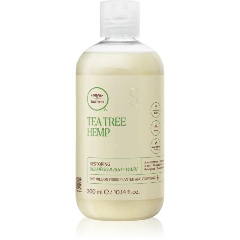 Paul Mitchell Tea Tree Hemp Restoring Shampoo & Body Wash gel de duș și șampon cu efect de hidratare 300 ml