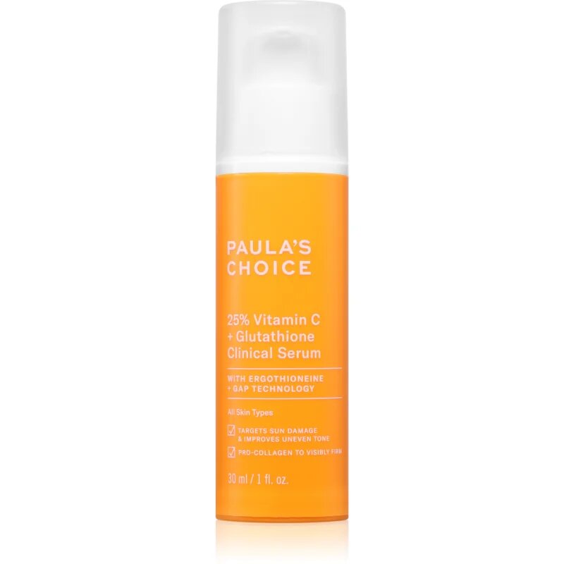 Paula's Choice Vitamin C 25% + Glutathione Clinical Serum ser calmant cu vitamina C 30 ml