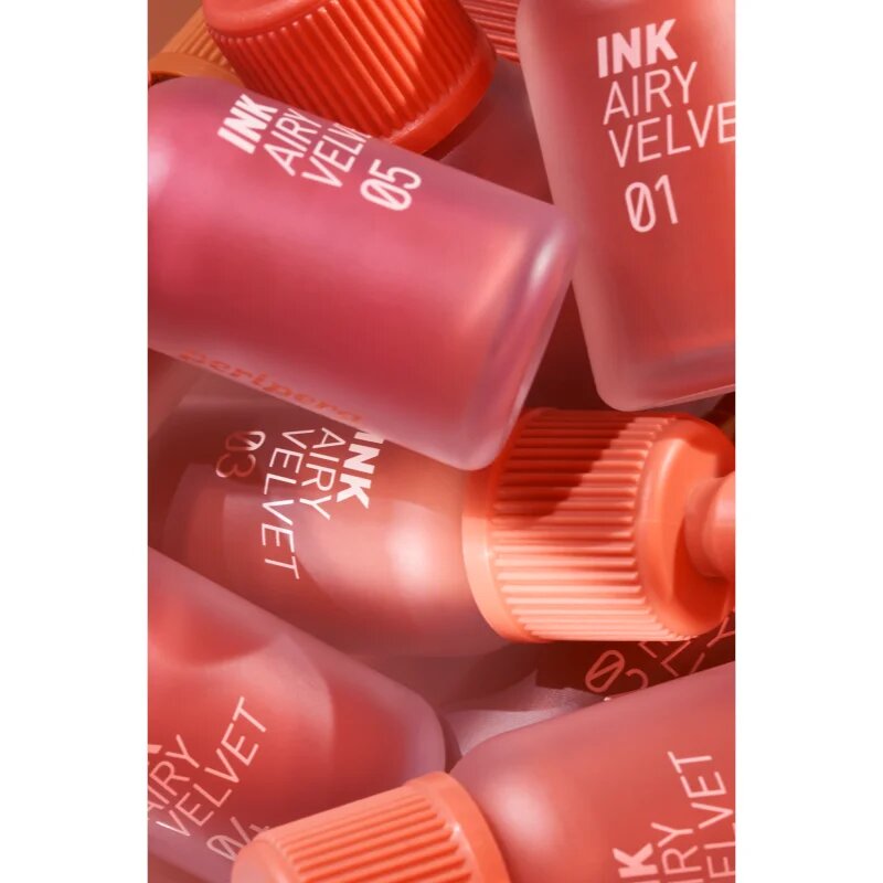 peripera Ink Airy Velvet ruj crema cu efect matifiant culoare 03 Cartoon Coral 4 g