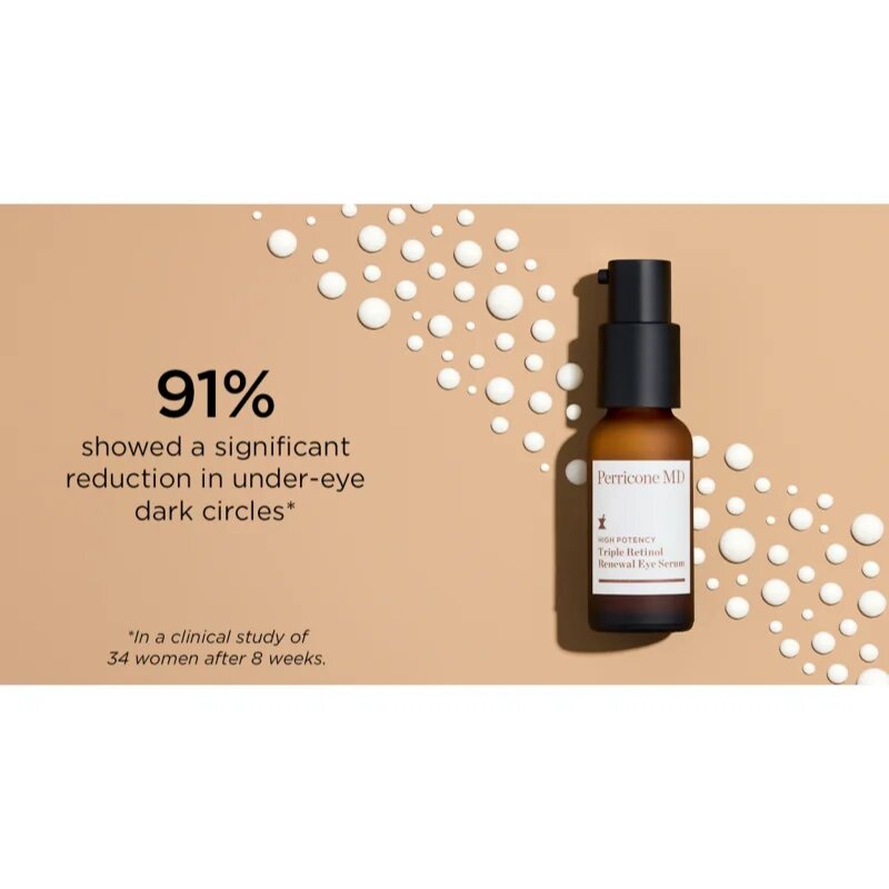 Perricone MD High Potency Triple Retinol Renewal Eye Serum Ser de Ochi pentru Întinerire cu retinol 15 ml