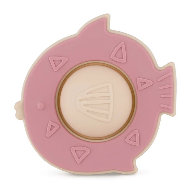 Petite&Mars Fish Fiona 6m+ jucarie Dusty Rose 1 buc