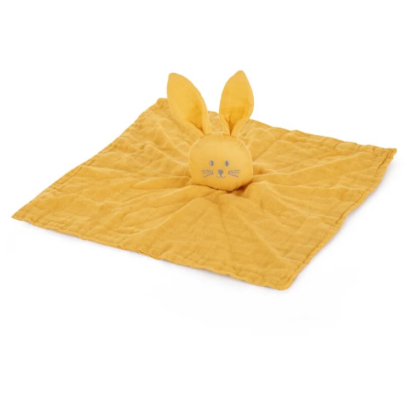 Petite&Mars Hugo Bamboo Comforter jucărie de adormit Intense Ochre 1 buc