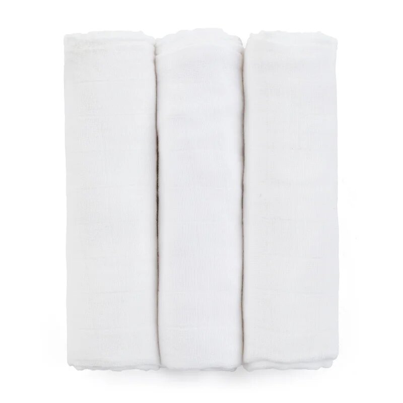 Petite&Mars Moussy scutece textile Total White 68 x 68 cm 3 buc
