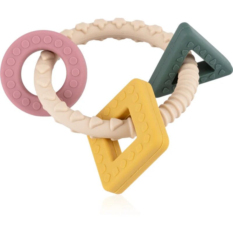 Petite&Mars Silicone teether Figures jucărie pentru dentiție 0m+ 1 buc