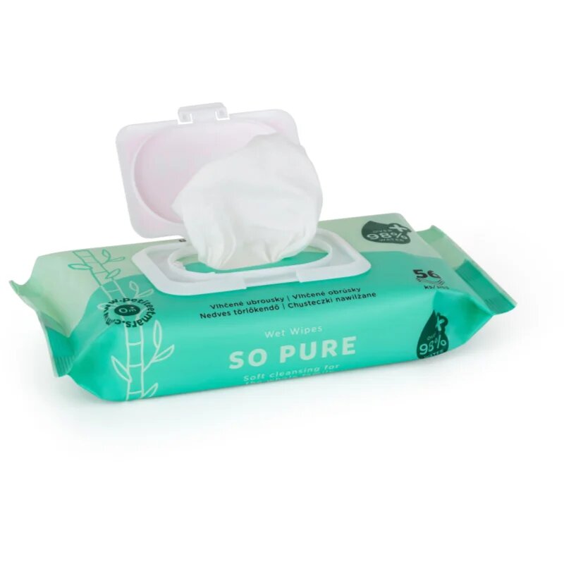 Petite&Mars So Pure șervețele umede pentru copii 56 buc