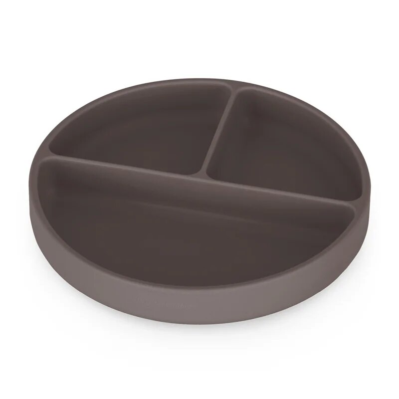 Petite&Mars Take&Match 6m+ farfurie compartimentată rotund Bitter Cocoa 1 buc