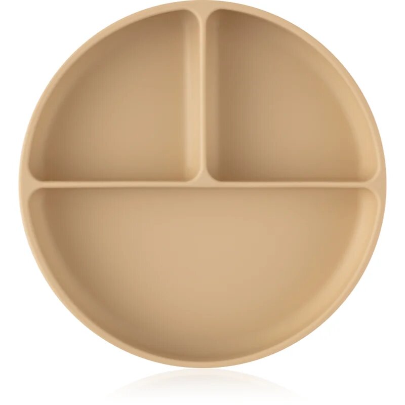 Petite&Mars Take&Match 6m+ farfurie compartimentată rotund Desert Sand 1 buc