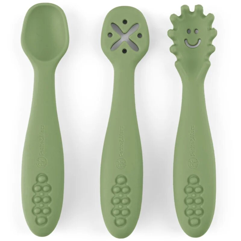 Petite&Mars Take&Match 6m+ linguriță pentru copii Sweet Pea 3 buc