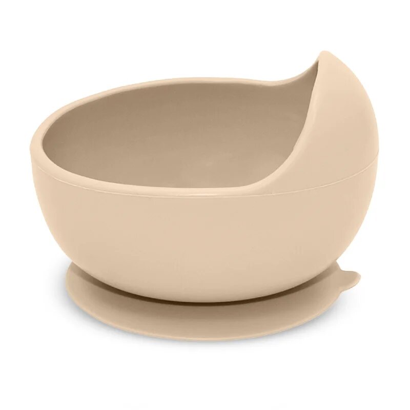 Petite&Mars Take&Match Silicone Bowl castron cu ventuză Desert Sand 6 m+ 360 ml