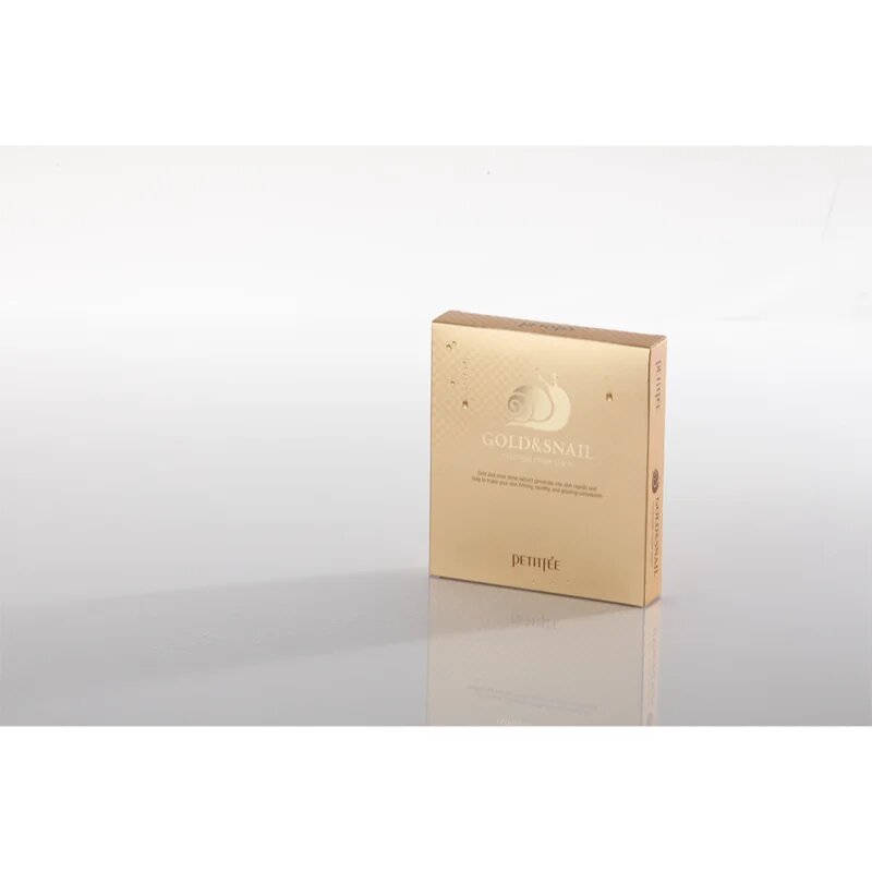 Petitfée Gold & Snail mască intensă cu hidrogel extract de melc 5x30 g