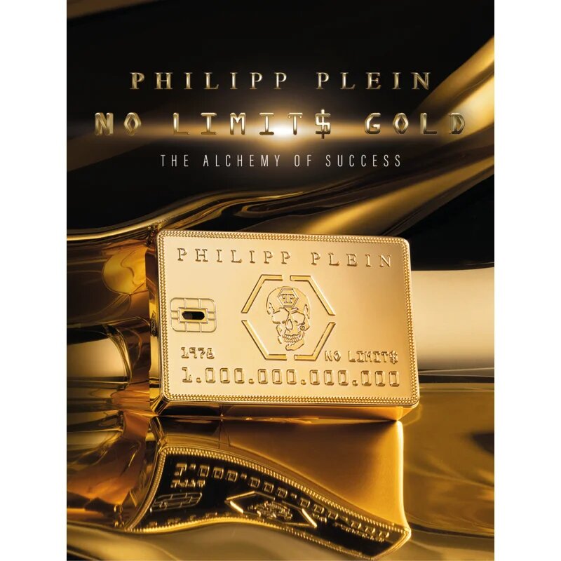 Philipp Plein No Limit$ Gold Eau de Parfum pentru bărbați 90 ml