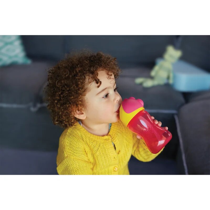 Philips Avent Bendy Straw SCF798/02 12m+ ceasca cu pai flexibil Pink 1 buc