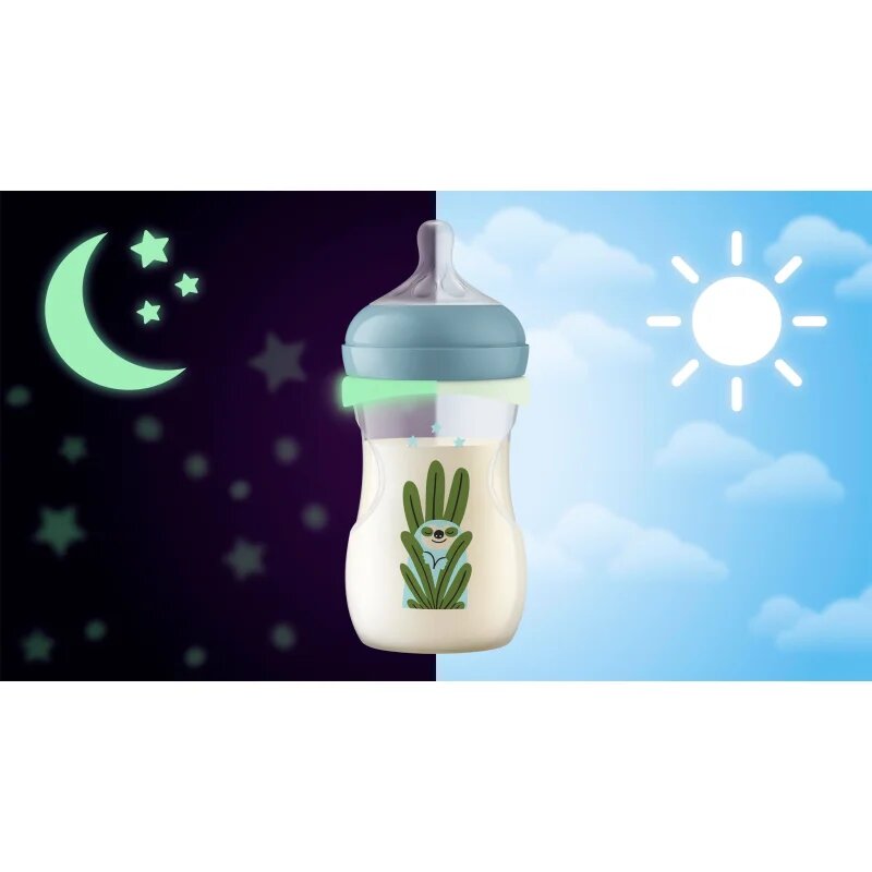 Philips Avent Natural Response SCY903/81 biberon pentru sugari Night Koala / 3-6 m 1 buc