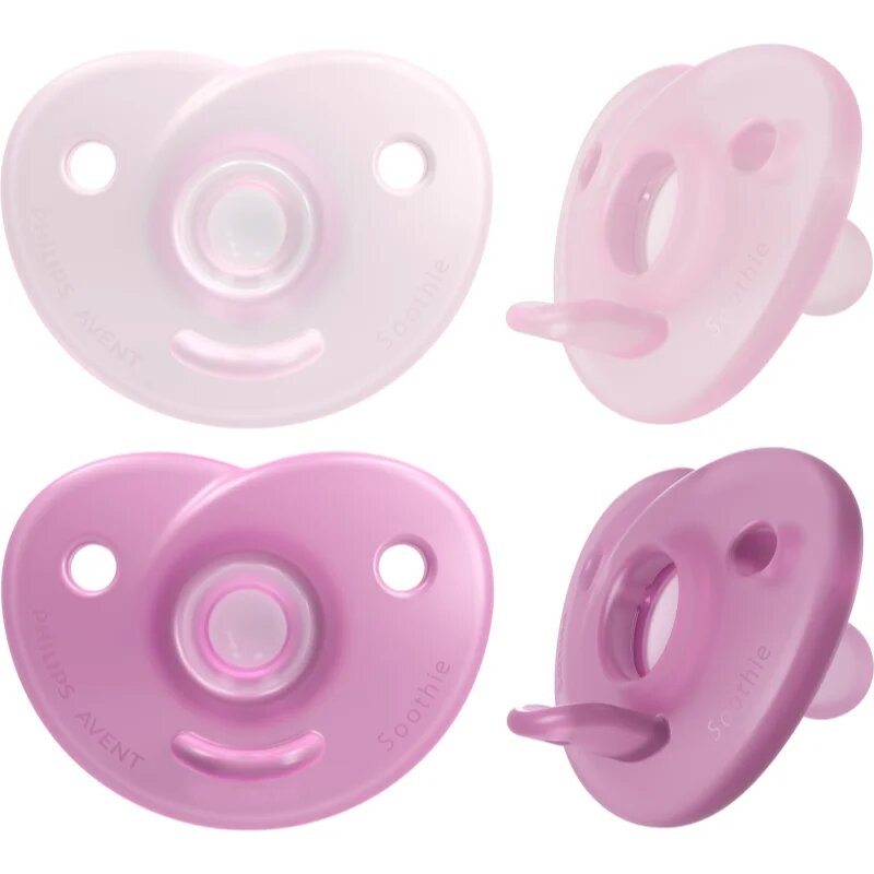 Philips Avent Soothie SCF099/27 0-6 m suzetă Girl 2 buc