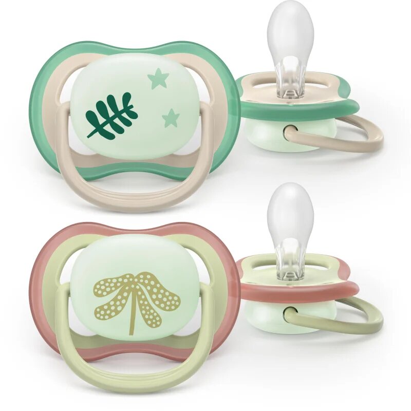 Philips Avent Ultra Air Day&Night SCF376/31 6-18m suzetă Neutral 2 buc