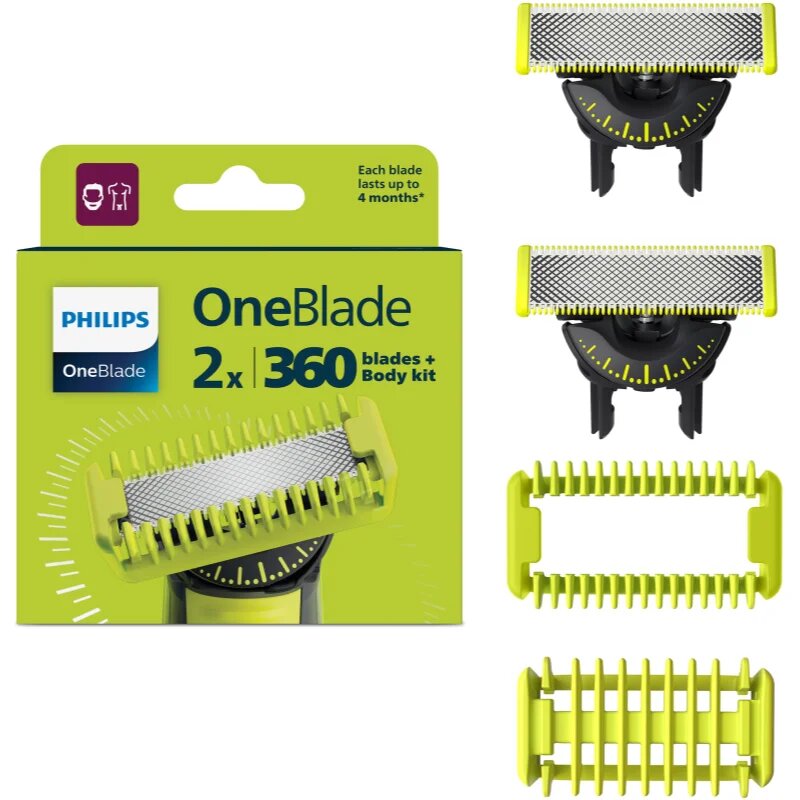 Philips OneBlade 360 QP624/50 rezerva Lama for OneBlade 360 2 buc