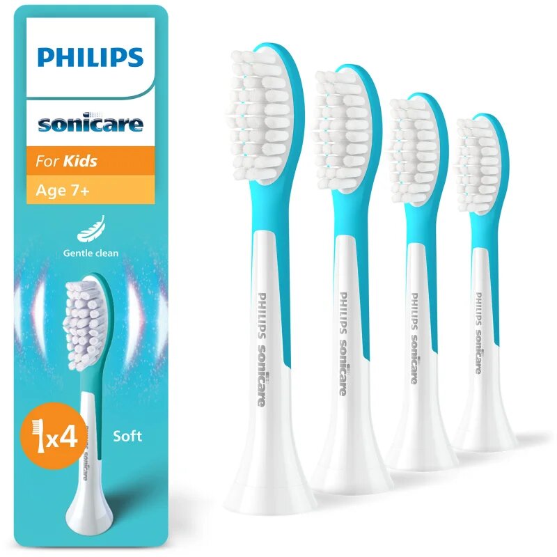 Philips Sonicare For Kids 7+ Standard HX6044/90 capete de schimb pentru periuta de dinti pentru copii 4 buc