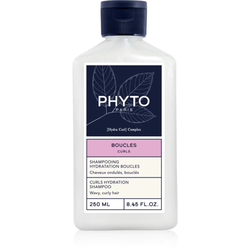 Phyto Curls Hydratation Shampoo sampon hidratant pentru par ondulat si cret 250 ml