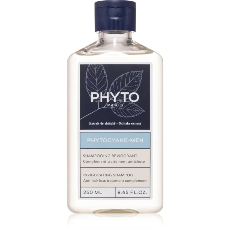 Phyto cyane Men Invigorating Shampoo sampon pentru curatare impotriva caderii parului 250 ml