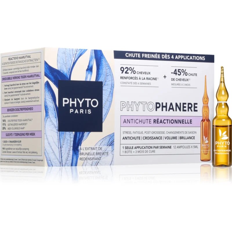 Phyto Phanere Reactive Hair Loss Treatment fiole impotriva caderii parului 12x5 ml