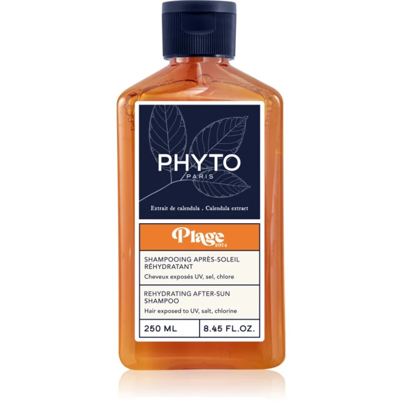 Phyto Plage Rehydrating After-Sun Shampoo Șampon după soare pentru parul deteriorat de efectele solare clor si sare 250 ml