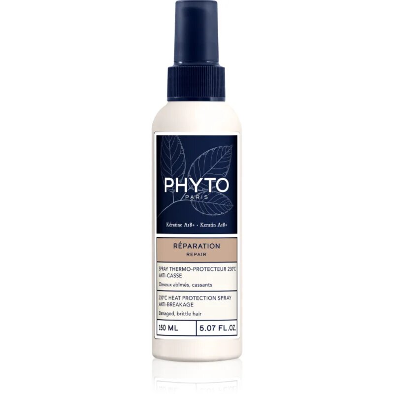 Phyto Repair 230° Heat Protection Spray Anti-Breakage spray cu protecție termică pentru aranjarea cu placa și cu ondulatorul 150 ml
