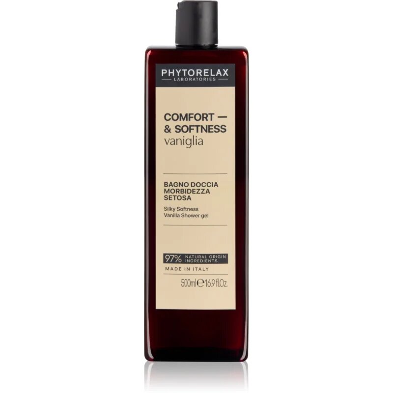 Phytorelax Laboratories Comfort & Softness Vanilla gel calmant pentru dus 500 ml