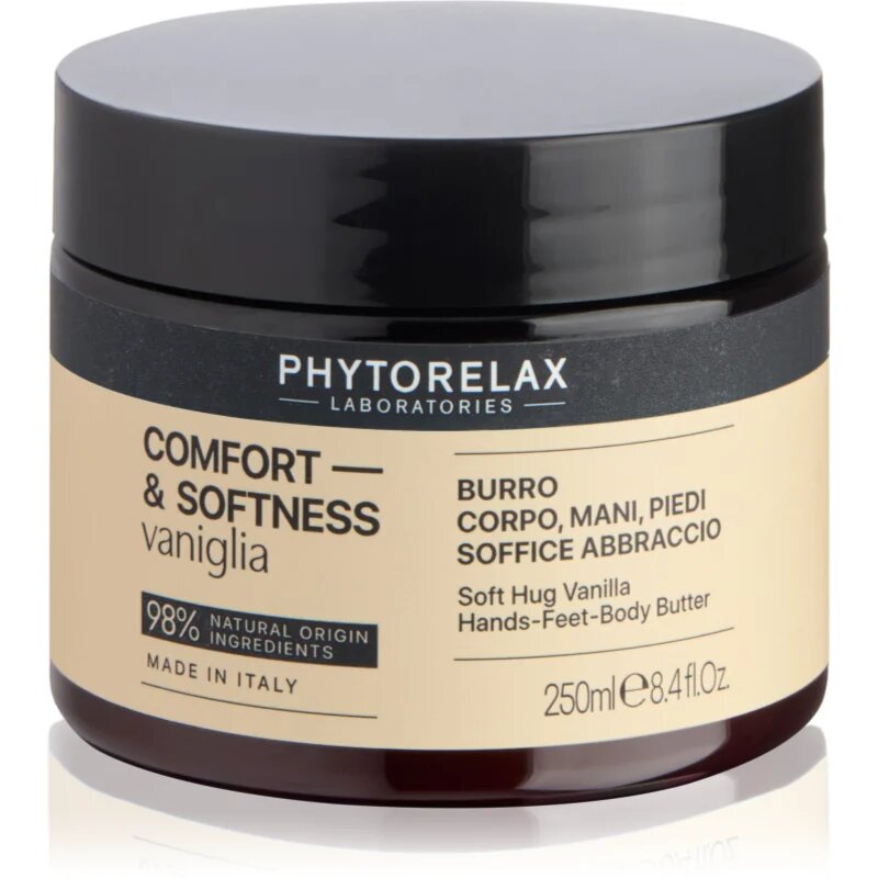 Phytorelax Laboratories Comfort & Softness Vanilla unt pentru brațe picioare și corp 250 ml