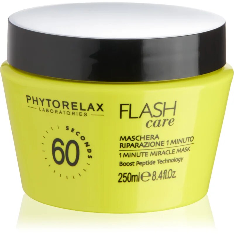 Phytorelax Laboratories Flash Care masca de par regeneratoare 250 ml
