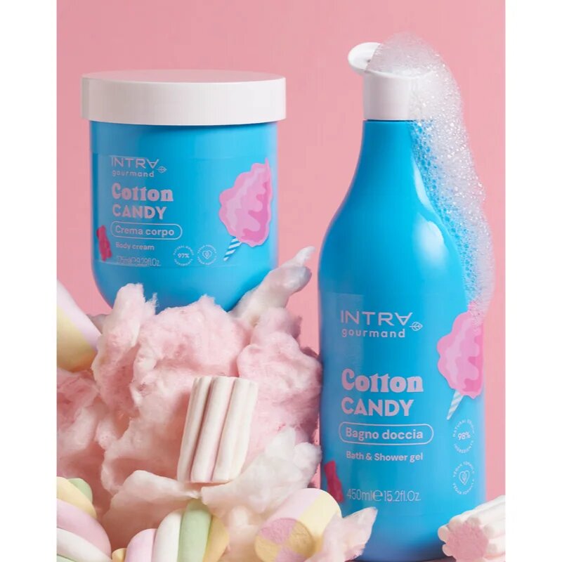 Phytorelax Laboratories Intra Gourmand Cotton Candy crema de corp hidratanta 275 ml