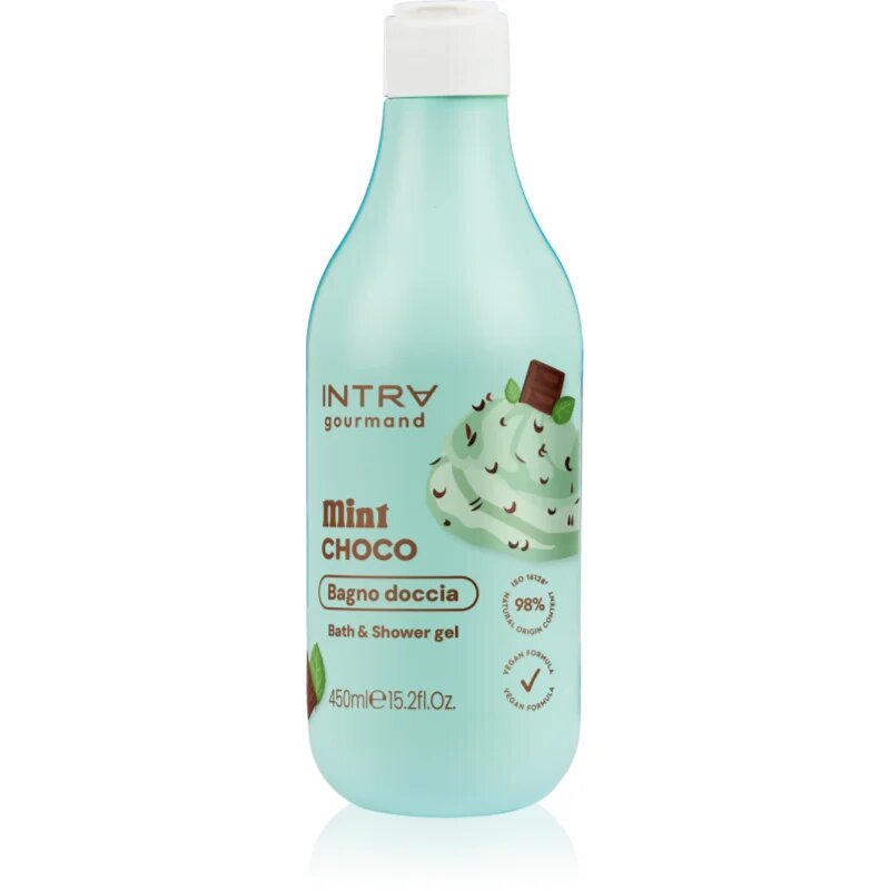 Phytorelax Laboratories Intra Gourmand Mint Choco gel de dus si baie 450 ml