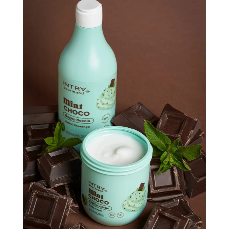 Phytorelax Laboratories Intra Gourmand Mint Choco gel de dus si baie 450 ml