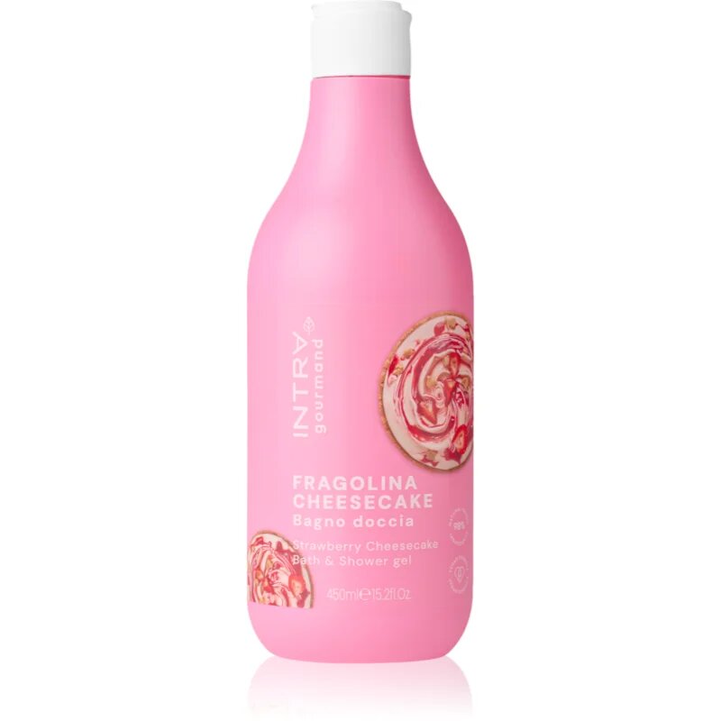 Phytorelax Laboratories Intra Gourmand Strawberry Cheesecake gel de dus si baie 450 ml