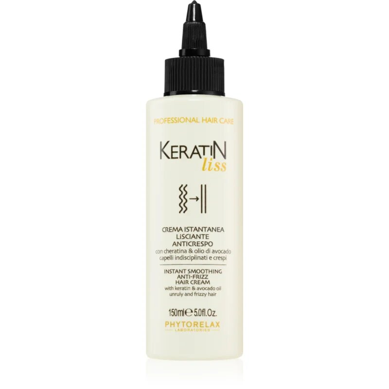 Phytorelax Laboratories Keratin Liss cremă pentru netezirea părului 150 ml