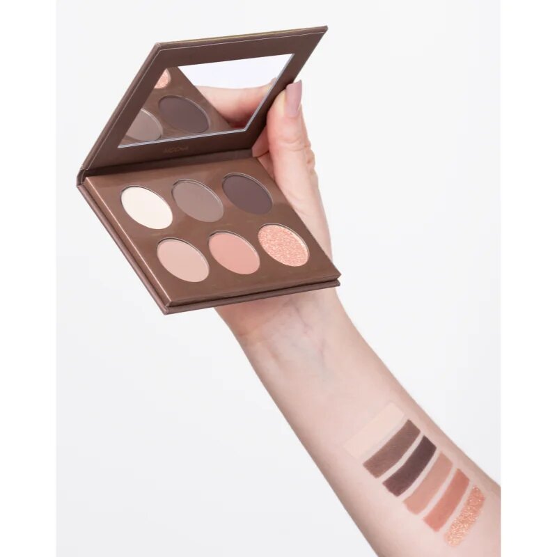 Pierre René Mocha Mousse paletă cu farduri de ochi culoare Mocha 6x1.3 g