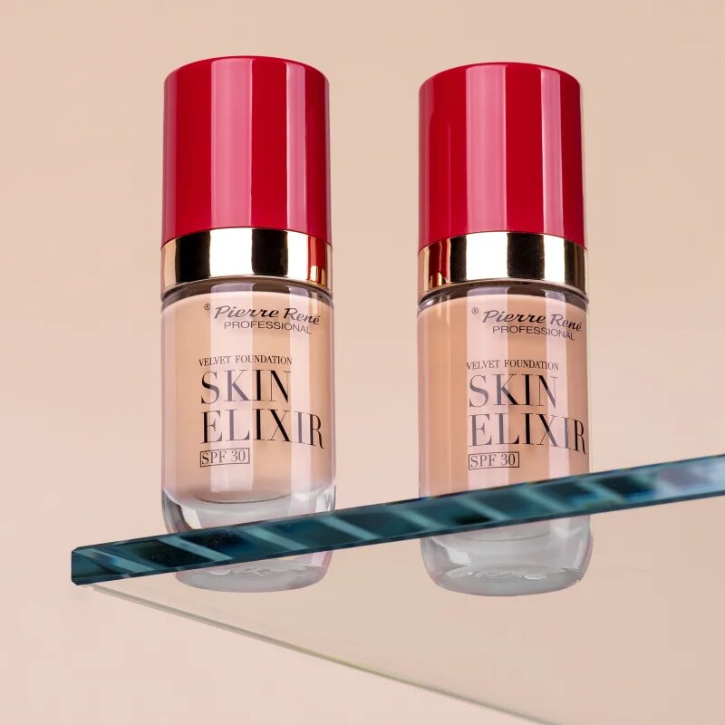 Pierre René Skin Elixir make-up fin SPF 30 culoare no. 01 Ivory Nude 25 ml