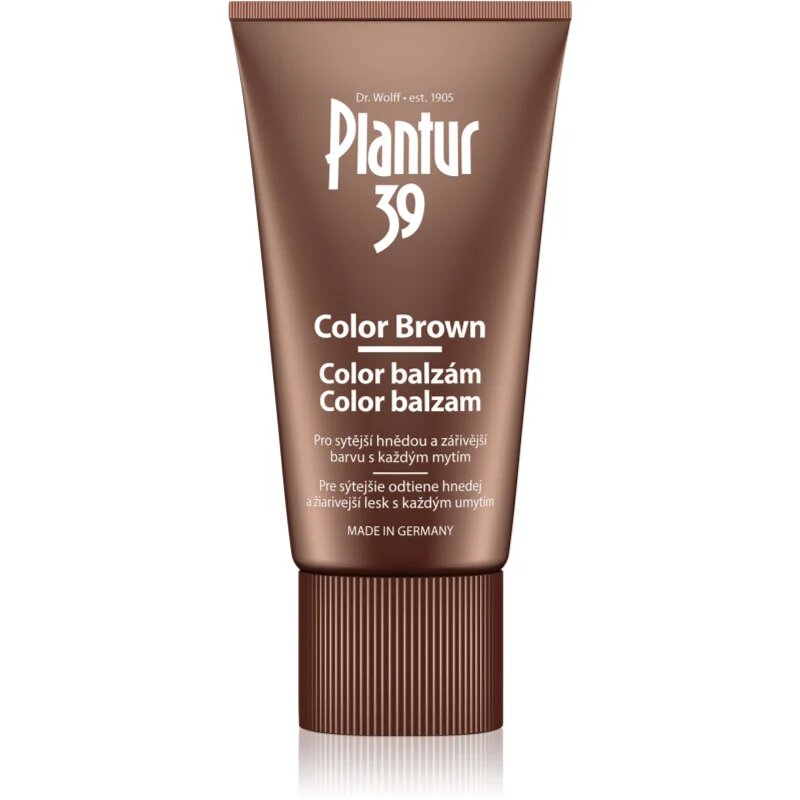 Plantur 39 Color Brown balsam pe baza de cafeina pentru nuante de par castaniu 150 ml