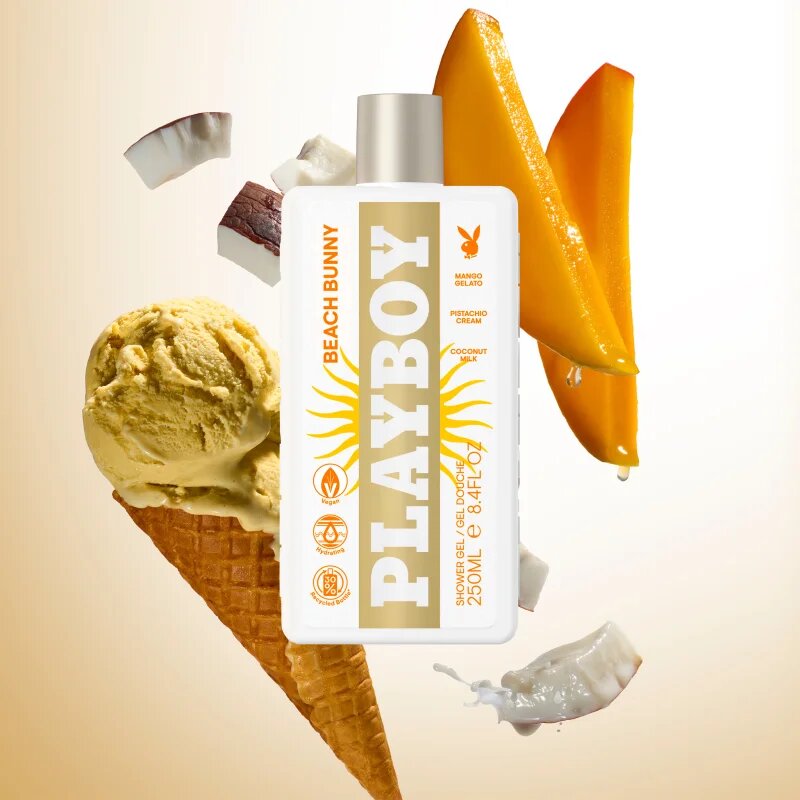 Playboy Beach Bunny gel de duș pentru femei 250 ml