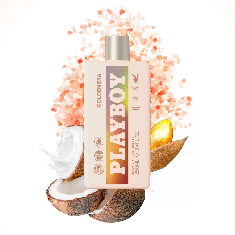 Playboy Golden Era gel de duș pentru femei 250 ml