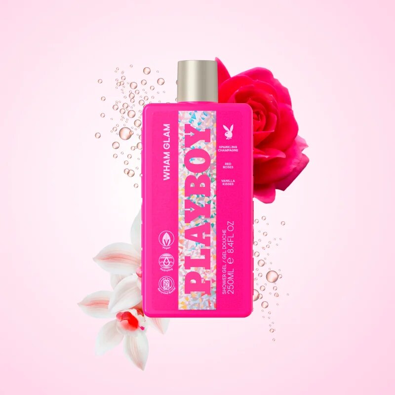 Playboy Wham Glam gel de duș pentru femei 250 ml