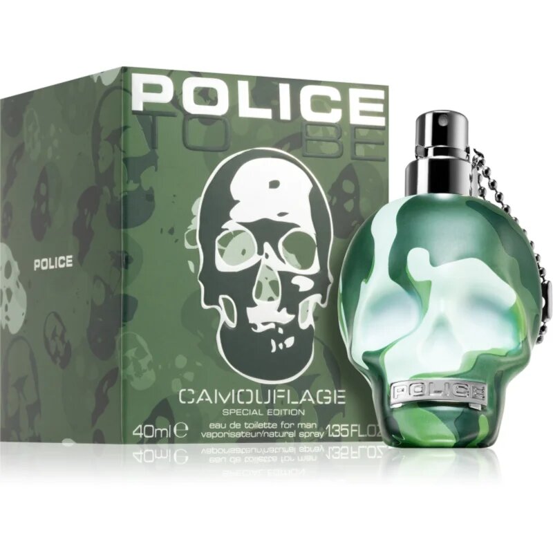 Police To Be Camouflage Eau de Toilette pentru bărbați 40 ml