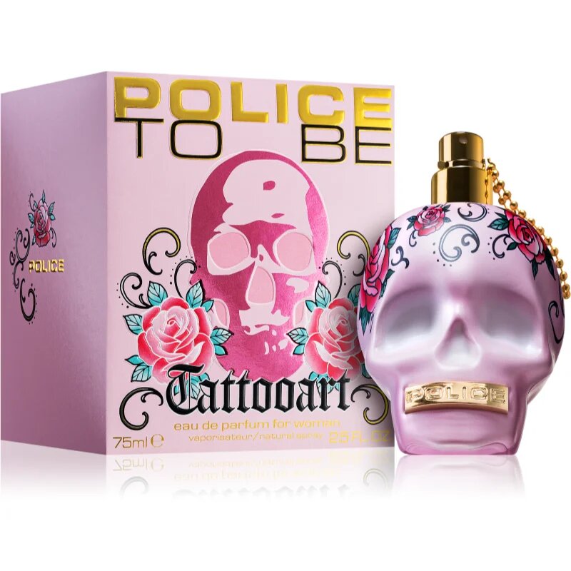 Police To Be Tattooart Eau de Parfum pentru femei 75 ml