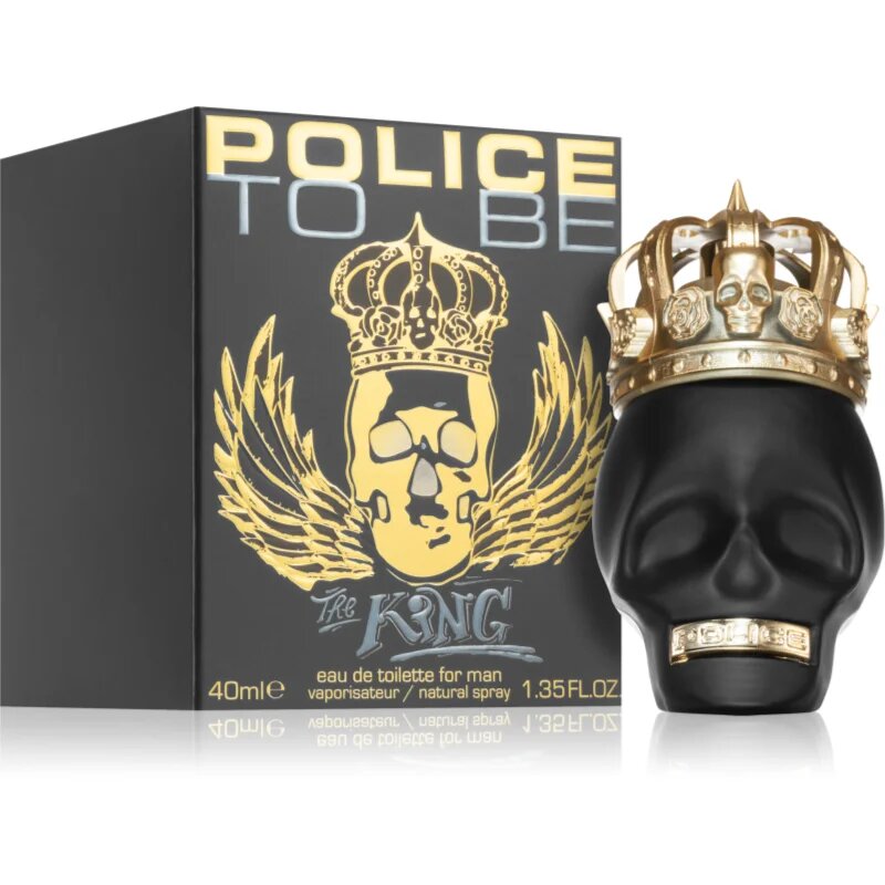 Police To Be The King Eau de Toilette pentru bărbați 40 ml