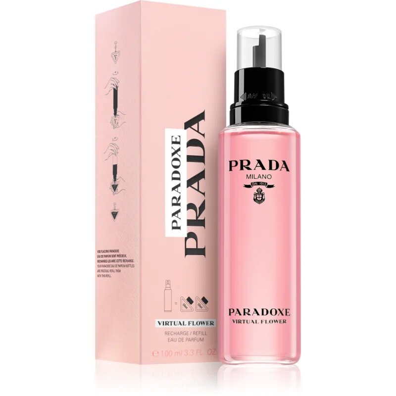 Prada Paradoxe Virtual Flower Eau de Parfum rezervă pentru femei Refill 100 ml