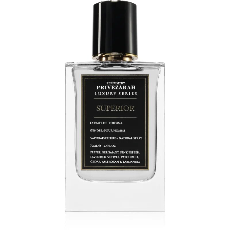 Prive Zarah Superior extract de parfum pentru bărbați 70 ml