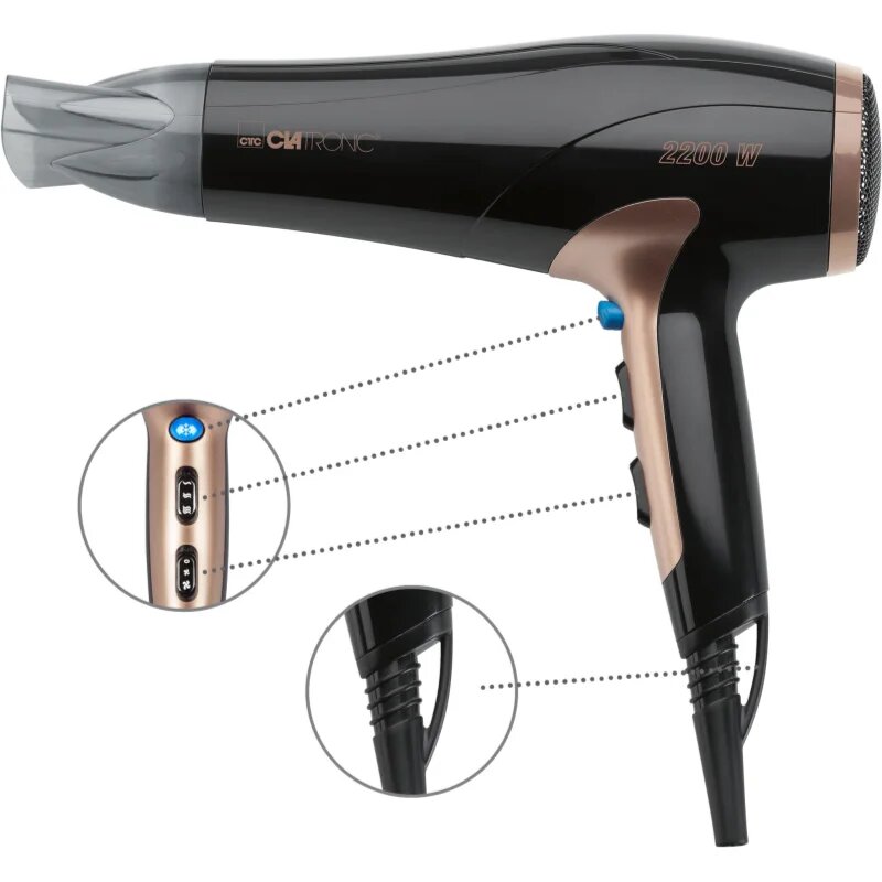 ProfiCare Clatronic HT 3661 uscator de par 1 buc