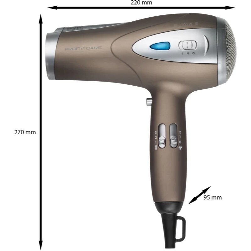ProfiCare HTD 3113 uscator de par Brown 1 buc